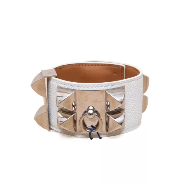 【二手】HERMES COLLIER DE CHIEN 手鐲 S RR2179