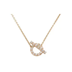 【二手】HERMES FINESSE 18K 黃金項鍊 YY2104
