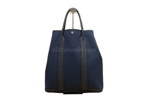 【二手】HERMES GARDEN FILE 帆布購物袋 VV1189