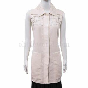 【全新】HERMES GILET LONG BRODE 連衣裙 34 E21673