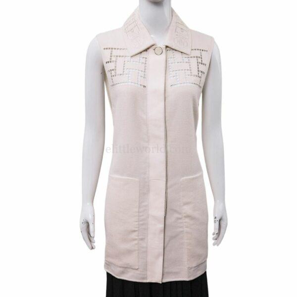 【全新】HERMES GILET LONG BRODE 連衣裙 34 E21673