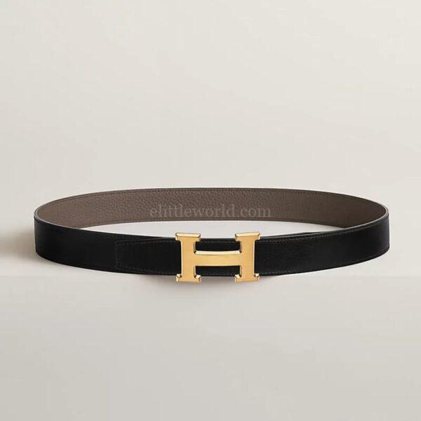 【全新】HERMES H 皮帶扣和雙面皮帶32 毫米 90 E13371