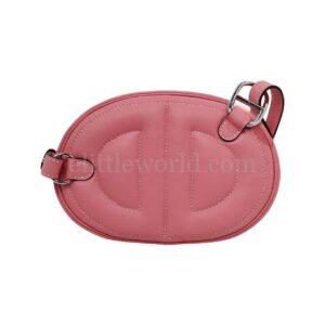 【二手】HERMES IN THE LOOP BELT 唇膏粉紅色 手袋 PD2189