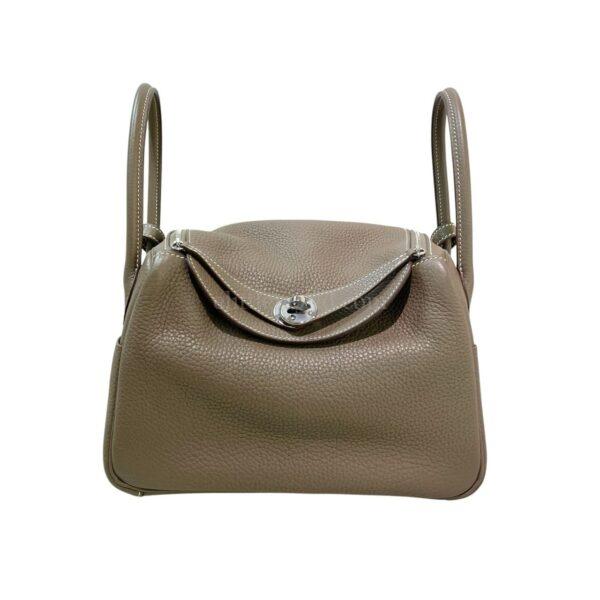 【二手】HERMES LINDY 26 大象灰手袋 PD2116