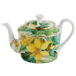 【意大利】HERMES PASSIFOLIA 陶瓷茶壺