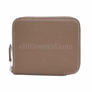 【未使用品】 HERMES SILK IN 小巧錢包 E22545