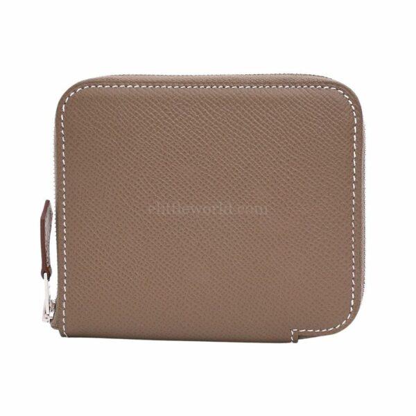 【未使用品】 HERMES SILK IN 小巧錢包 E22545