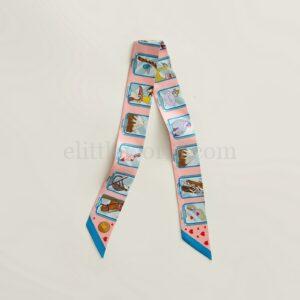 【全新】HERMES STORY TWILLY 絲巾 E9038