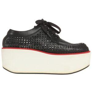 【二手】JIL SANDER NAVY 網格式坡跟鞋 38