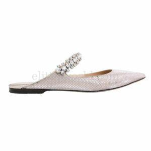 【二手】JIMMY CHOO BING 半拖鞋 35.5 E22769
