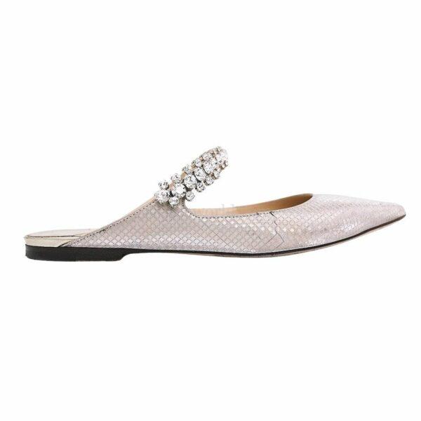 【二手】JIMMY CHOO BING 半拖鞋 35.5 E22769