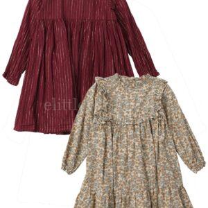 【二手】KONGES SLøJD 圖案印花連衣裙兩件套 5-6Y