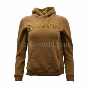 【二手】LANVIN LOGO 童裝連帽衛衣 14Y E13047