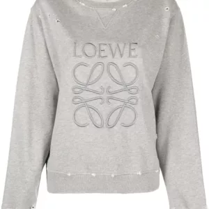 【意大利】 LOEWE做舊ANAGRAM刺繡衛衣 M