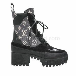 【二手】LOUIS VUITTON LAUREATE 厚底沙漠靴 36 E22669