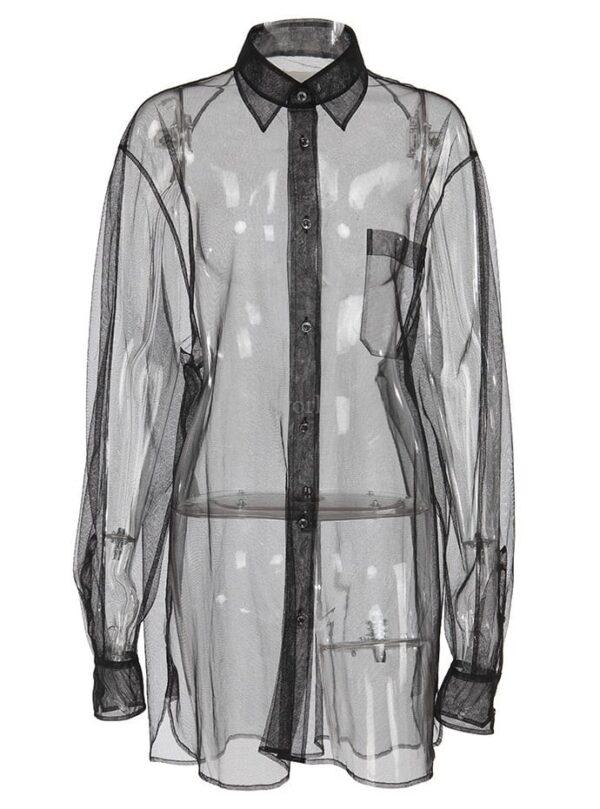 【二手】MAISON MARGIELA 半透明超大款襯衫 38