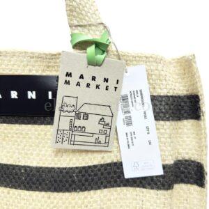 【未使用品】MARNI MARKET 草編 肩背包 PD2146