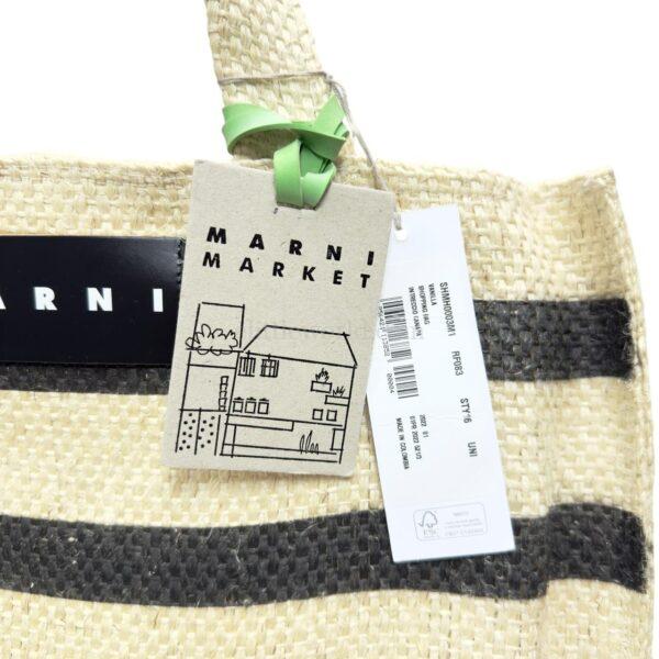 【未使用品】MARNI MARKET 草編 肩背包 PD2146