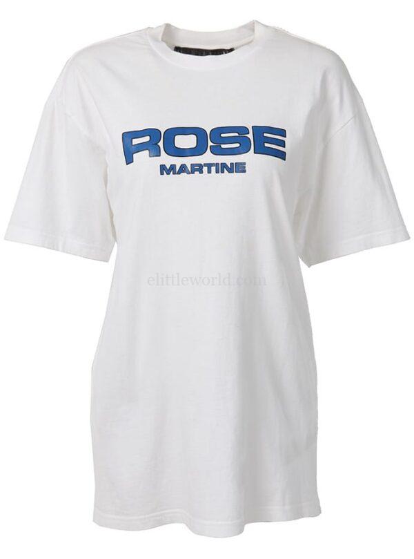 【二手】MARTINE ROSE 超大款LOGO印花T恤 M