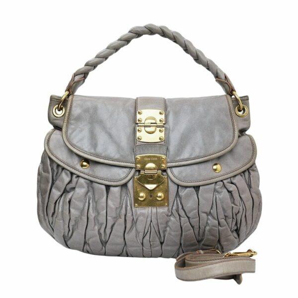 【二手】 MIU MIU MATELASSE COFFER 肩背包 E13560
