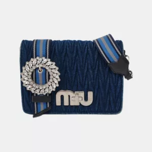 【二手】MIU MIU 水晶綴飾斜背包 RR2110