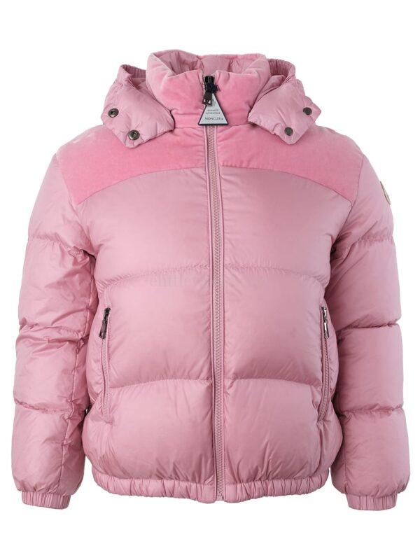 【二手】MONCLER KIDS 連帽羽絨填充夾克 10Y