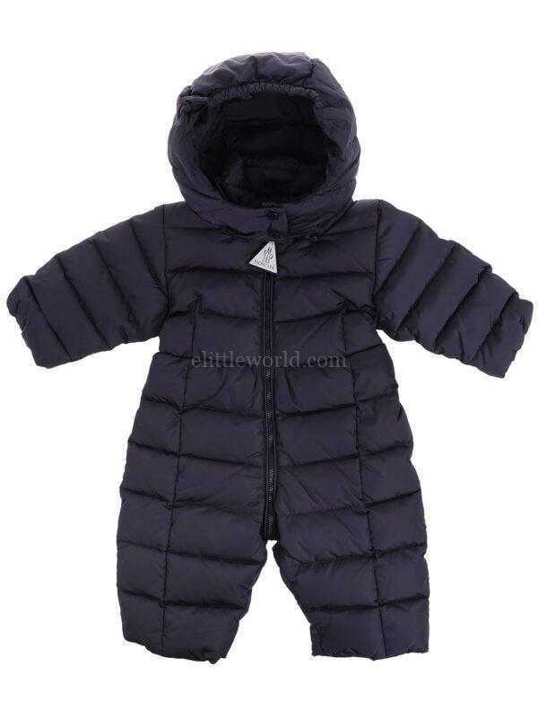 【二手】MONCLER KIDS 標貼填充連體外套 3-6M