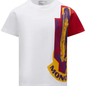 【意大利】MONCLER KIDS 印花圓領短袖T恤 12Y