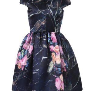 【二手】MSGM 圖案印花連衣裙 38