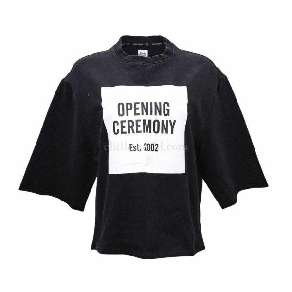 【二手】OPENING CEREMONY 仿舊LOGO印花套頭衫 S2774