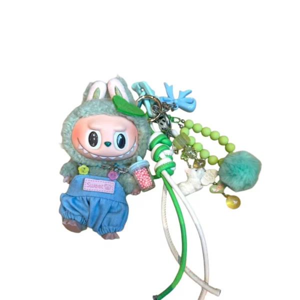 【全新】POP MART LABUBU 青提 一代馬卡龍掛飾 PD2390