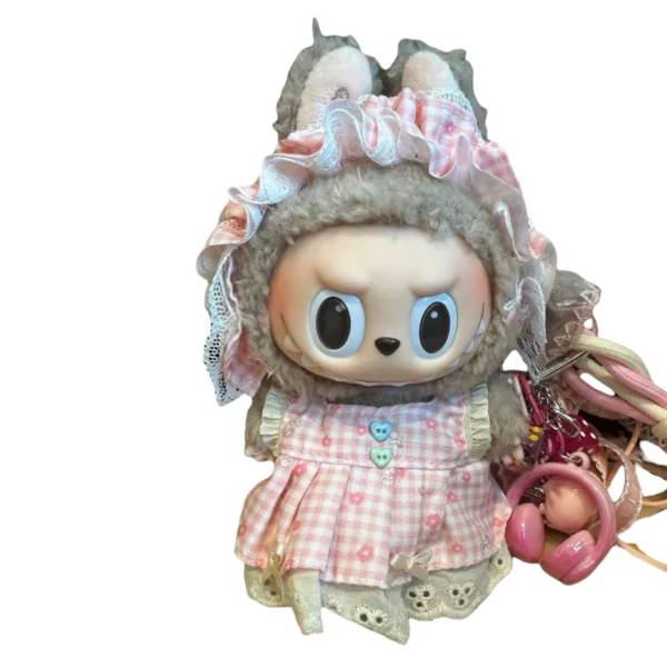 【全新】POP MART LABUBU太妃 一代馬卡龍掛飾 PD2393