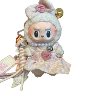 【全新】POP MART LABUBU 豆乳 一代馬卡龍 掛飾 PD2405