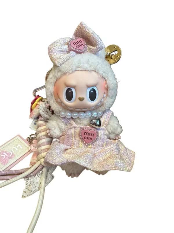 【全新】POP MART LABUBU 豆乳 一代馬卡龍 掛飾 PD2405