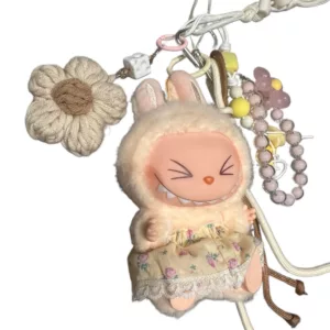 【全新】POP MART LABUBU 甜絲絲 二代坐坐掛飾 PD2406