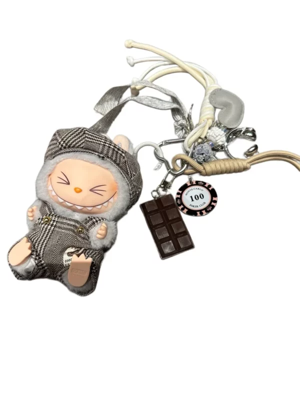 【全新】POP MART LABUBU 樂呵呵 二代坐坐掛飾 PD2410