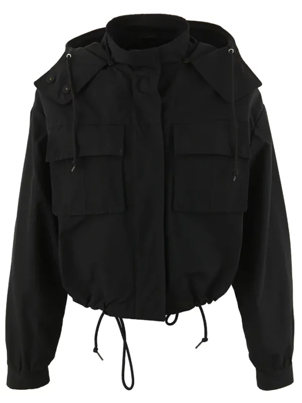 【二手】PRADA 連帽短款夾克 36