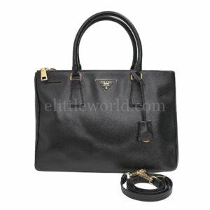 【二手】PRADA NERO SAFFIANO LUX GALLERIA 托特包 E20085