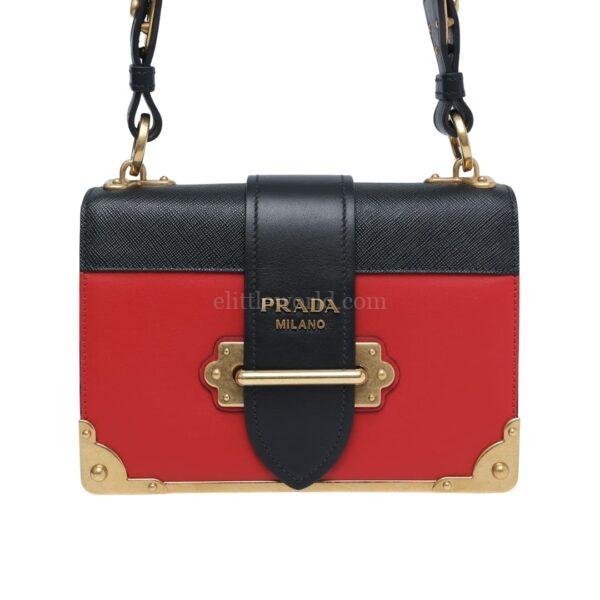 【未使用品】PRADA PATTINA 皮革單肩包 1BD045 E15804