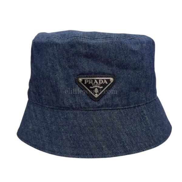 【二手】PRADA 牛仔漁夫帽 PD2212