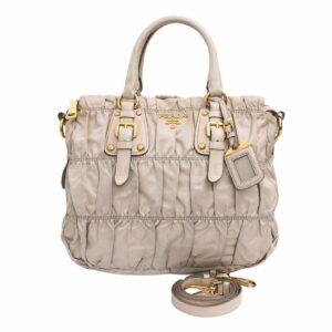 【二手】PRADA TESSUTO GAUFRE 尼龍手袋 E23395