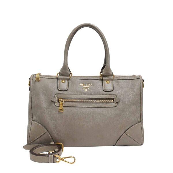 【二手】PRADA VITELLO DAINO 手袋 E23308