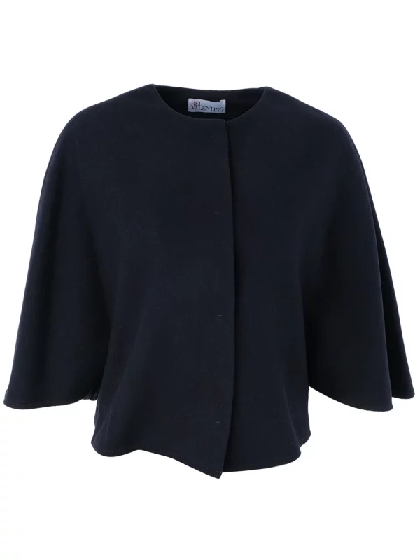 【二手】RED VALENTINO 斗篷短款夾克 36