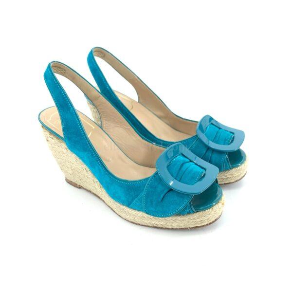 【二手】ROGER VIVIER 坡跟涼鞋 36 E5369