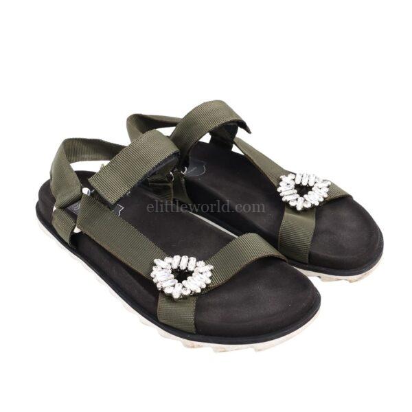 【二手】ROGER VIVIER TREKKY VIV 涼鞋 38 E13421
