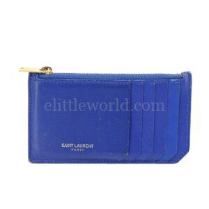 【二手】SAINT LAURENT FRAGMENTS 拉鍊卡包 379278 E10931