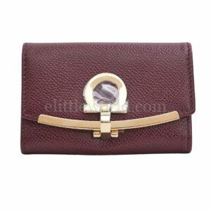 【全新】SALVATORE FERRAGAMO GANCINI 鎖匙錢包 E23355