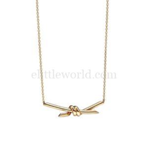 【二手】TIFFANY & CO. KNOT 鏈墜項鏈 YY2001