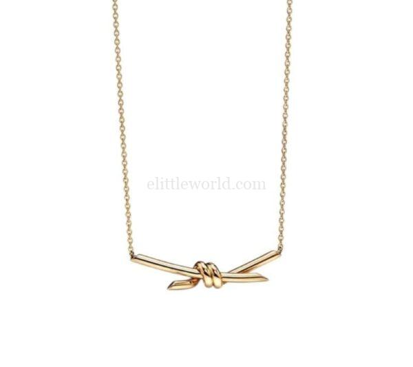 【二手】TIFFANY & CO. KNOT 鏈墜項鏈 YY2001