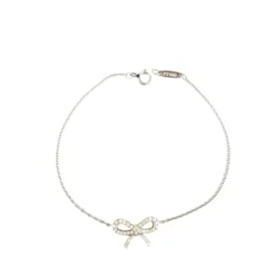 【二手】TIFFANY & CO. 鑽石蝴蝶結手鏈 RR2141